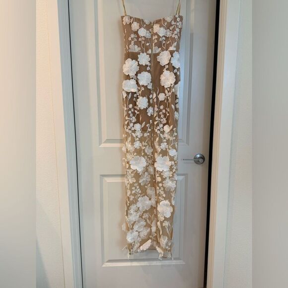 NWOT BRONX AND BANCO JASMINE BLANC STRAPLESS MAXI DRESS - Picture 15 of 16